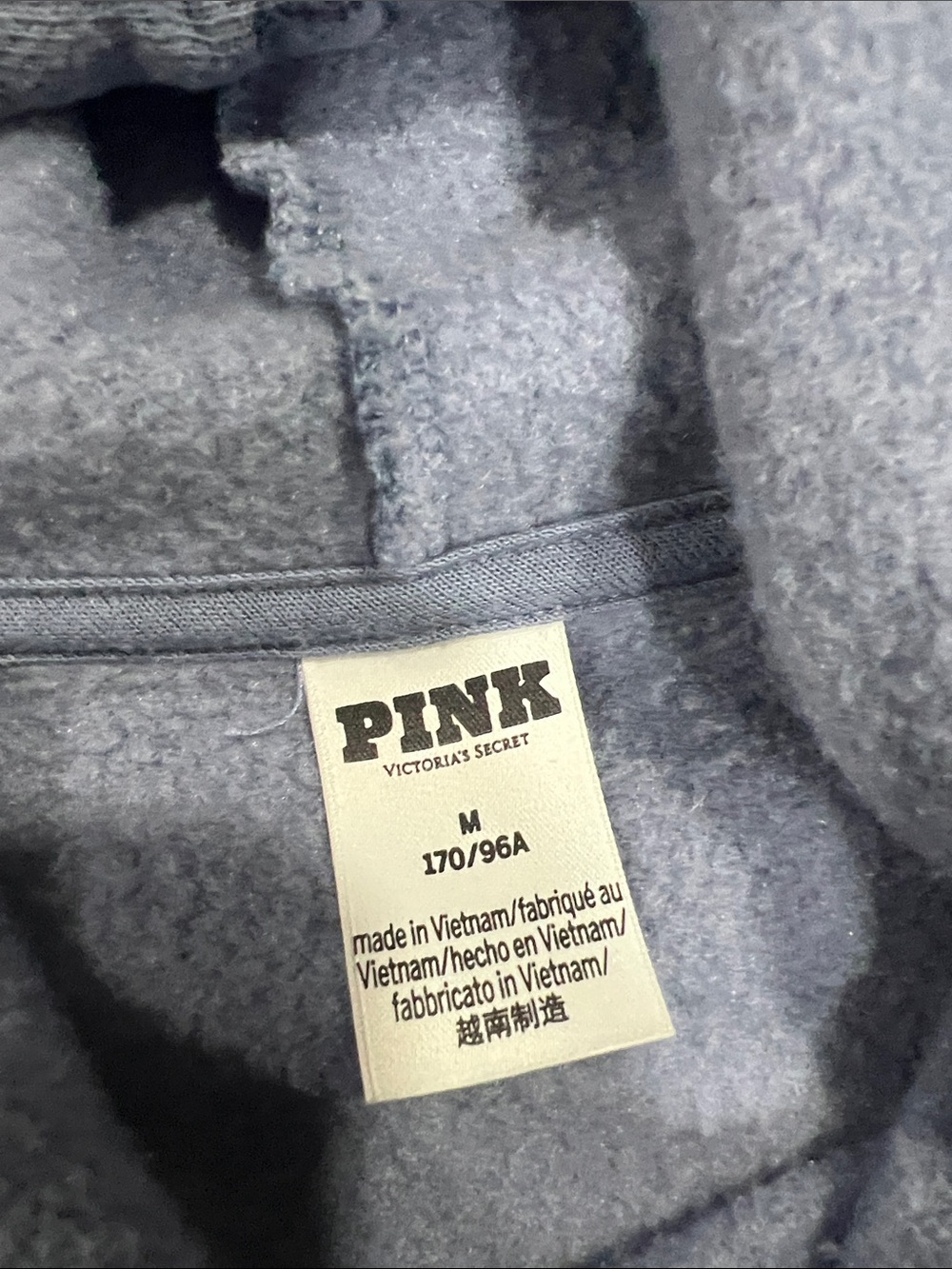 VS Pink Cropped Sweatshirt - Picture 2 of 3